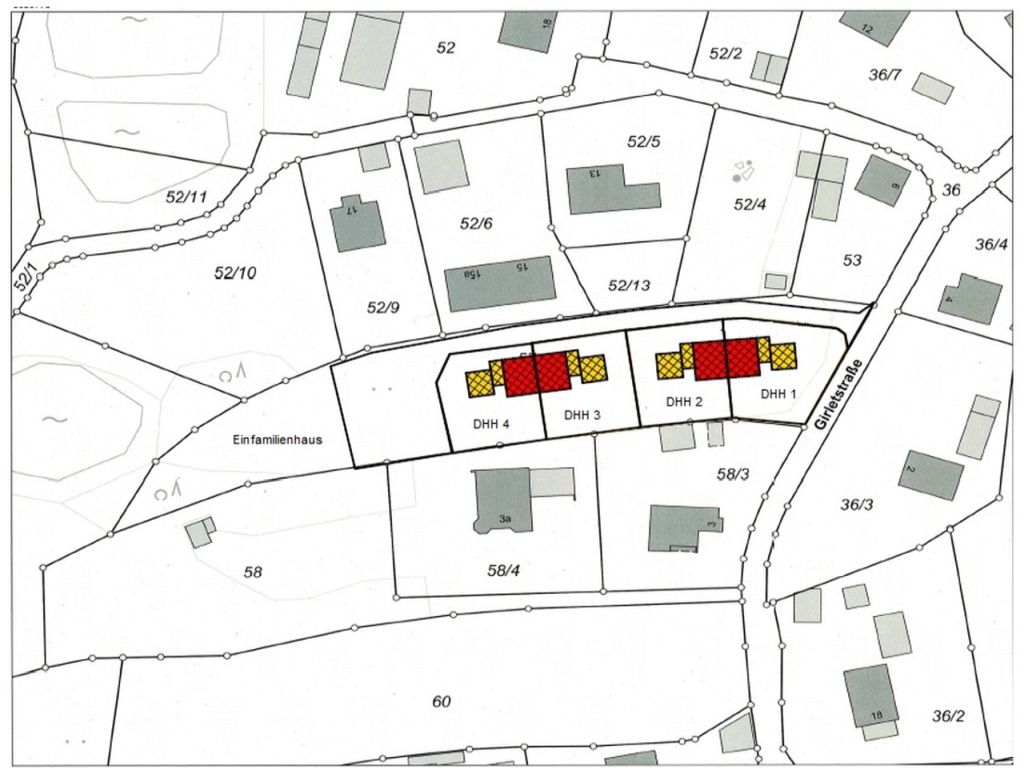 Neubau von 4 DHH