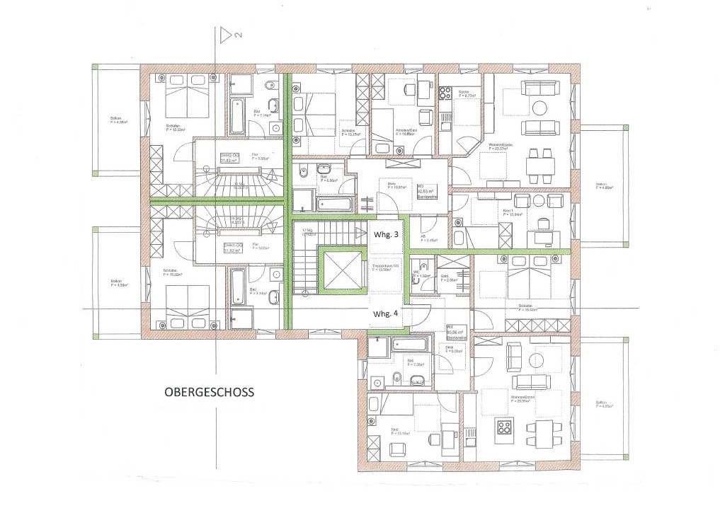 1.OG mit separater Küche