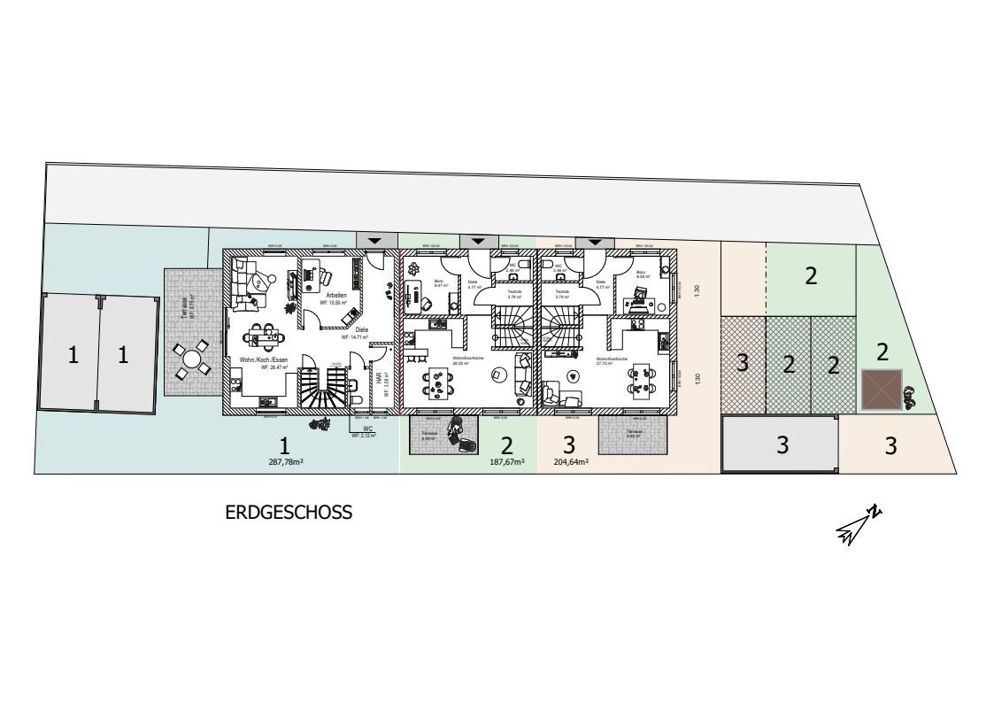 Erdgeschoss mit Umgriff 